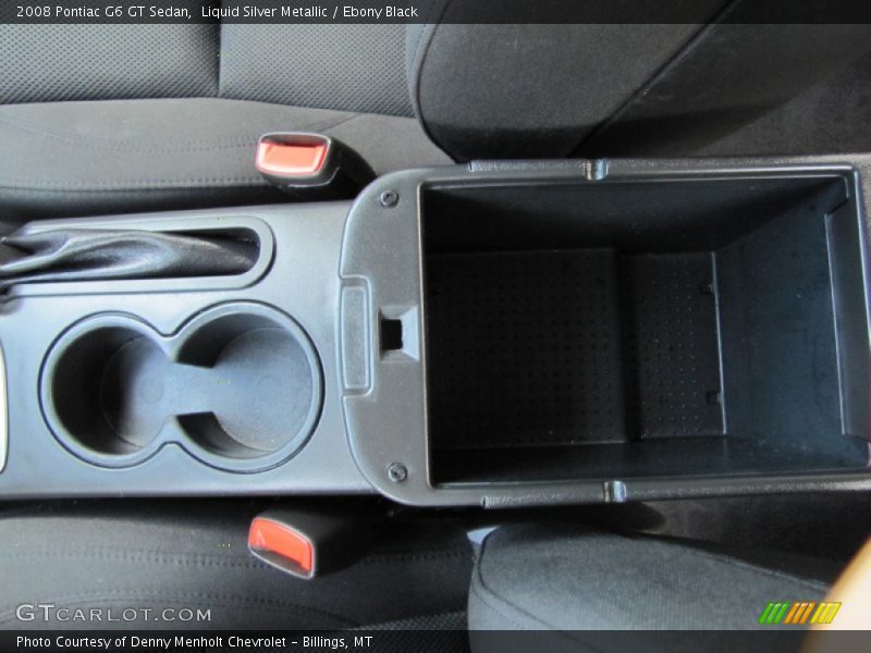Liquid Silver Metallic / Ebony Black 2008 Pontiac G6 GT Sedan