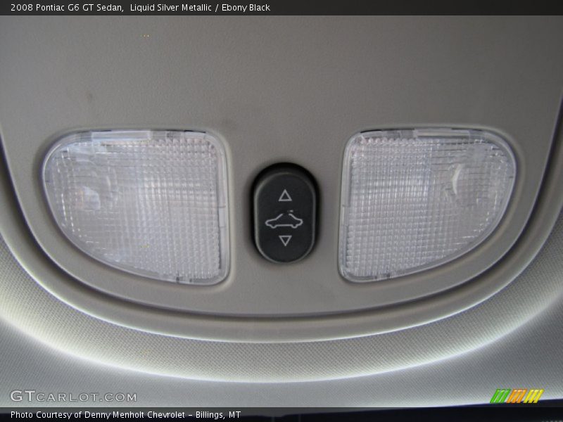 Liquid Silver Metallic / Ebony Black 2008 Pontiac G6 GT Sedan