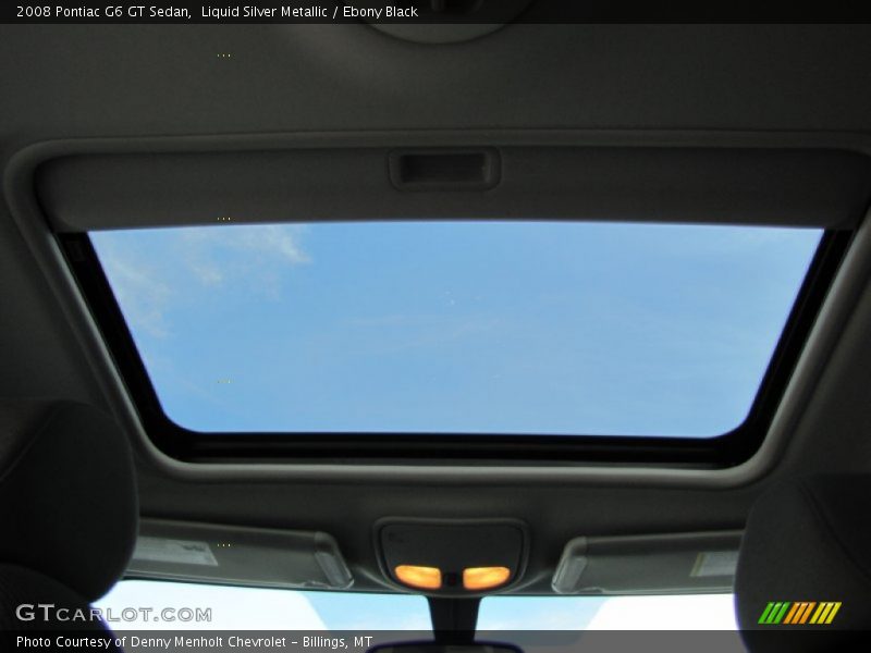 Liquid Silver Metallic / Ebony Black 2008 Pontiac G6 GT Sedan