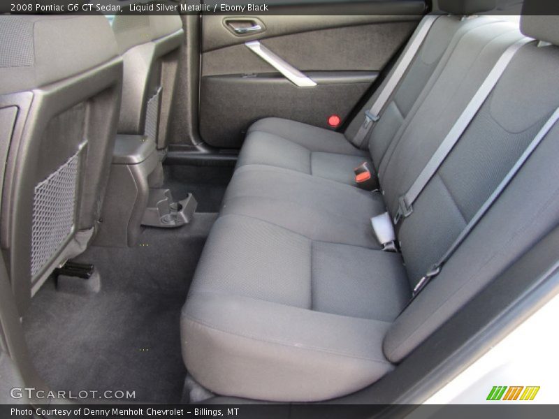 Liquid Silver Metallic / Ebony Black 2008 Pontiac G6 GT Sedan