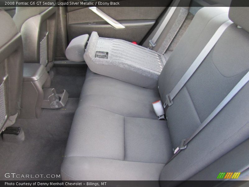 Liquid Silver Metallic / Ebony Black 2008 Pontiac G6 GT Sedan