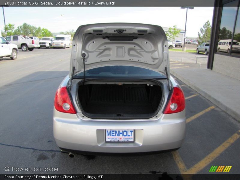 Liquid Silver Metallic / Ebony Black 2008 Pontiac G6 GT Sedan