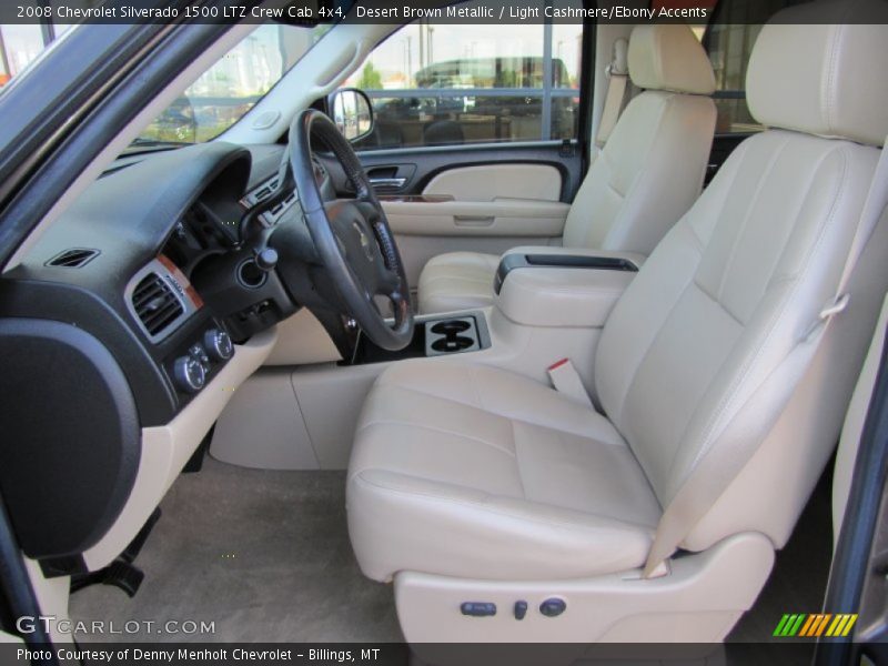  2008 Silverado 1500 LTZ Crew Cab 4x4 Light Cashmere/Ebony Accents Interior