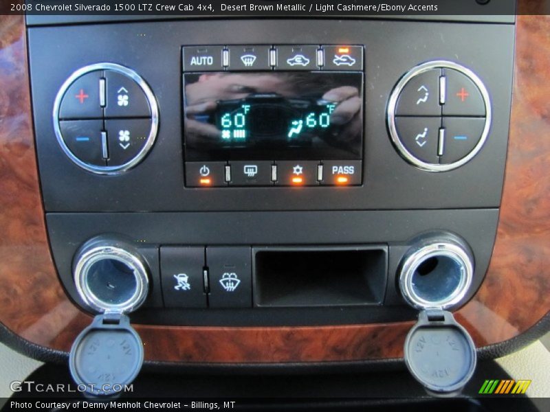 Desert Brown Metallic / Light Cashmere/Ebony Accents 2008 Chevrolet Silverado 1500 LTZ Crew Cab 4x4