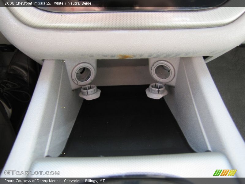 White / Neutral Beige 2008 Chevrolet Impala SS
