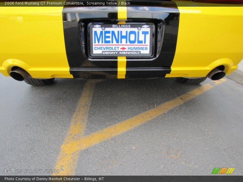 Screaming Yellow / Black 2006 Ford Mustang GT Premium Convertible