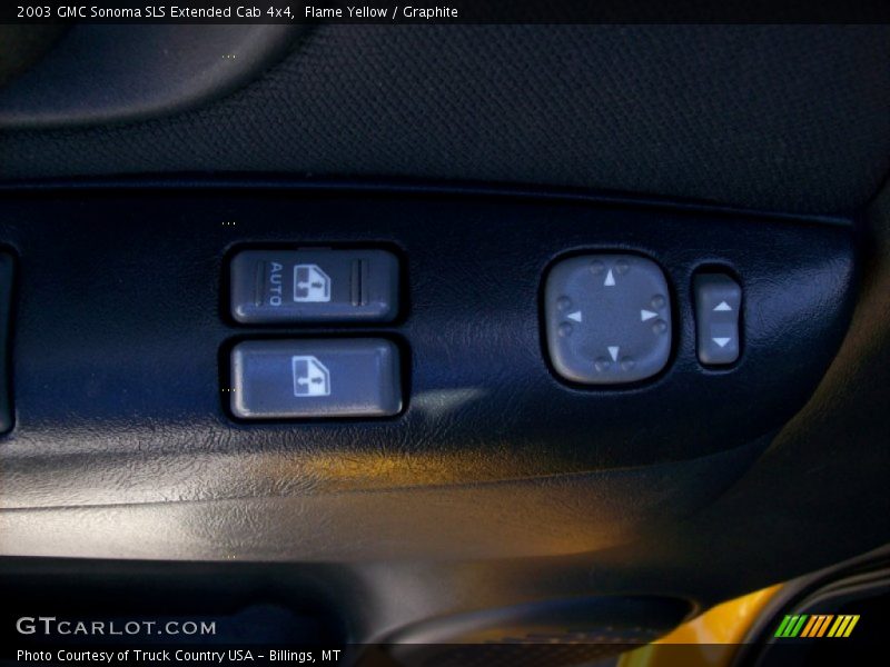 Flame Yellow / Graphite 2003 GMC Sonoma SLS Extended Cab 4x4