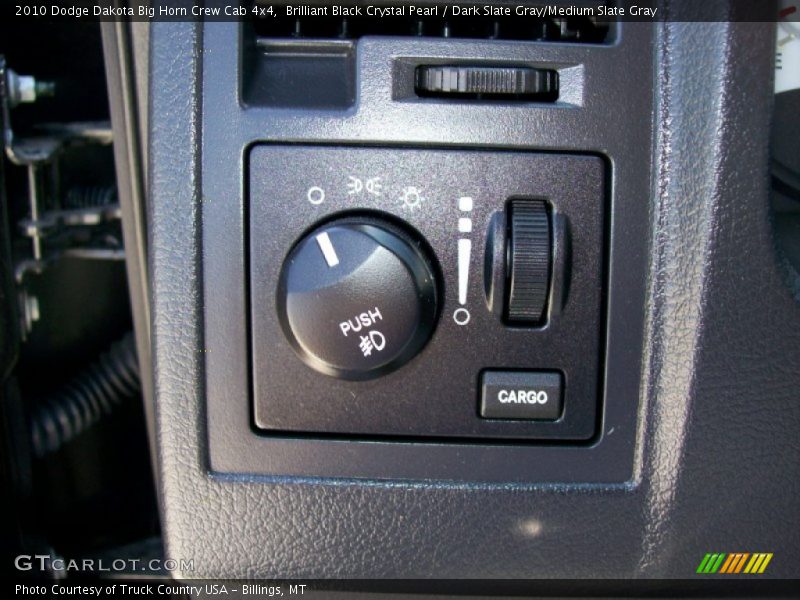 Controls of 2010 Dakota Big Horn Crew Cab 4x4