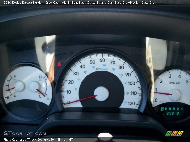  2010 Dakota Big Horn Crew Cab 4x4 Big Horn Crew Cab 4x4 Gauges