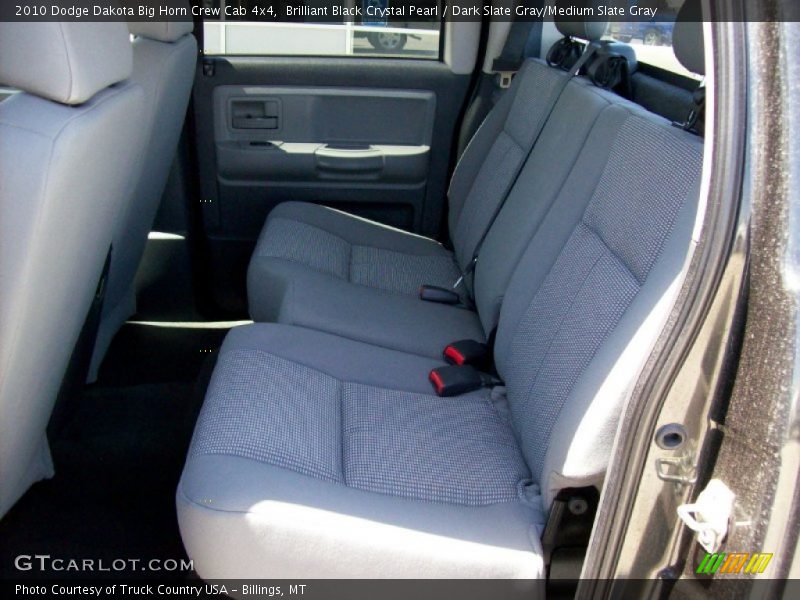 Brilliant Black Crystal Pearl / Dark Slate Gray/Medium Slate Gray 2010 Dodge Dakota Big Horn Crew Cab 4x4