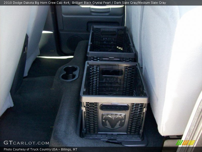 Brilliant Black Crystal Pearl / Dark Slate Gray/Medium Slate Gray 2010 Dodge Dakota Big Horn Crew Cab 4x4