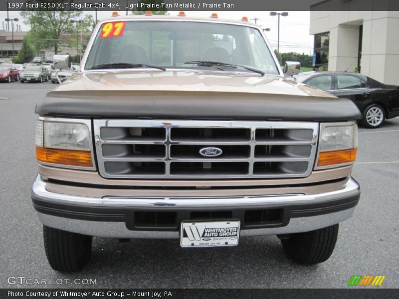 Light Prairie Tan Metallic / Prairie Tan 1997 Ford F250 XLT Regular Cab 4x4