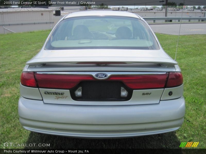 Silver Frost Metallic / Greystone 2000 Ford Contour SE Sport