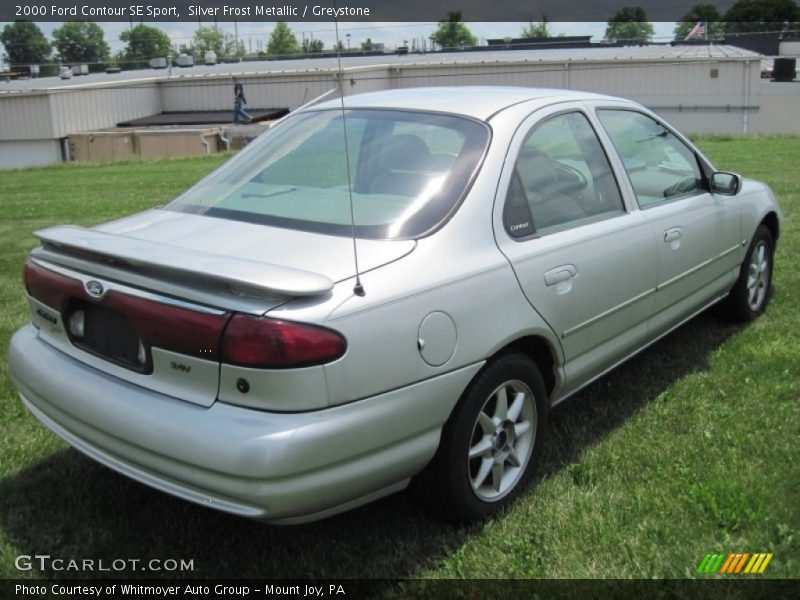 Silver Frost Metallic / Greystone 2000 Ford Contour SE Sport