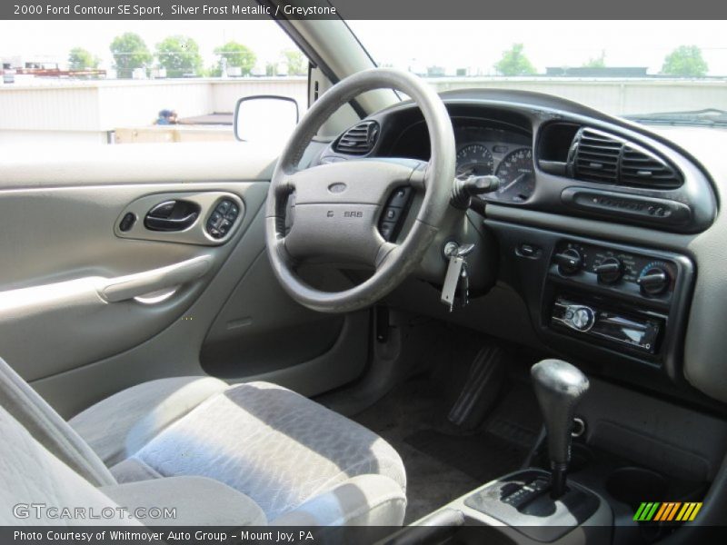 Silver Frost Metallic / Greystone 2000 Ford Contour SE Sport