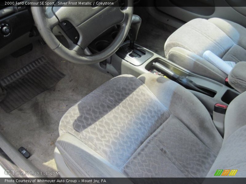 Silver Frost Metallic / Greystone 2000 Ford Contour SE Sport