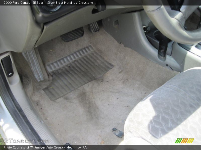 Silver Frost Metallic / Greystone 2000 Ford Contour SE Sport