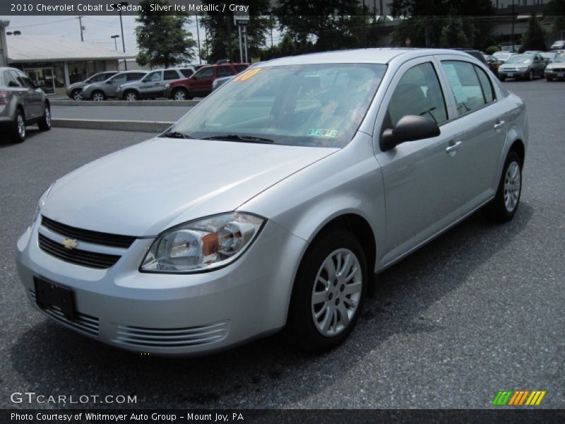Silver Ice Metallic / Gray 2010 Chevrolet Cobalt LS Sedan