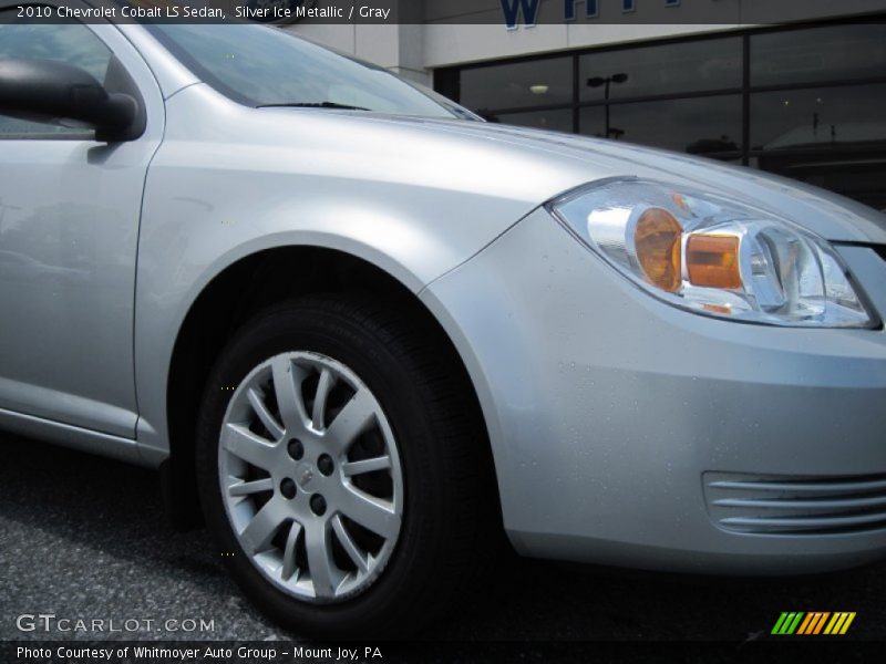 Silver Ice Metallic / Gray 2010 Chevrolet Cobalt LS Sedan