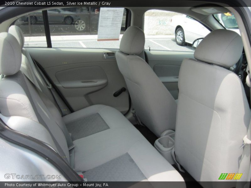 Silver Ice Metallic / Gray 2010 Chevrolet Cobalt LS Sedan