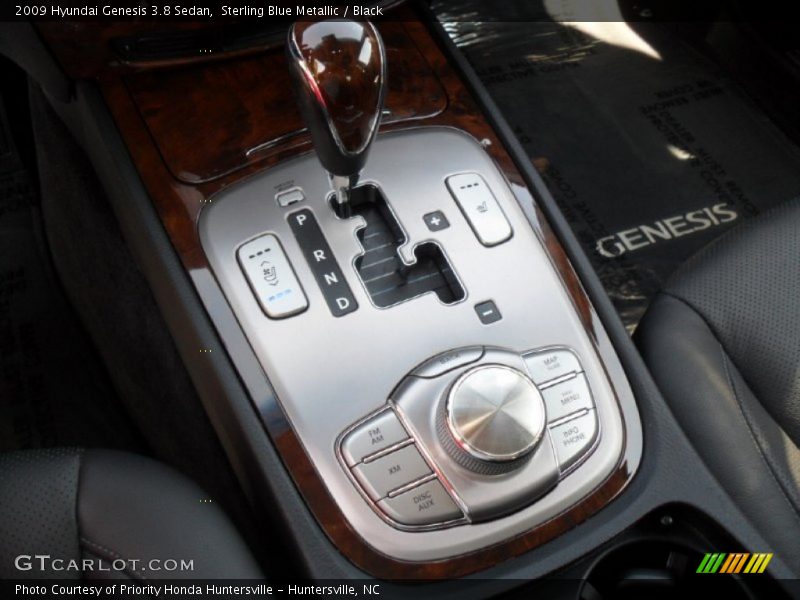 Sterling Blue Metallic / Black 2009 Hyundai Genesis 3.8 Sedan