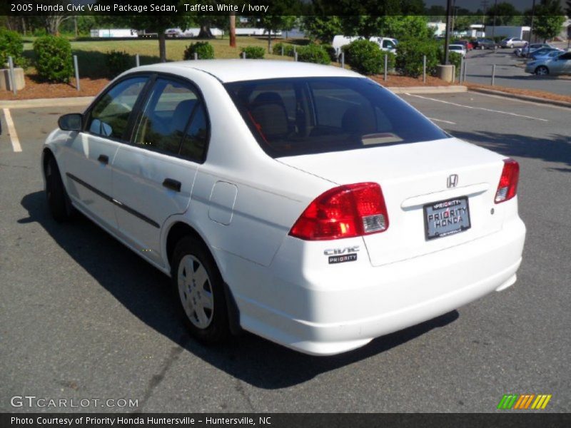 Taffeta White / Ivory 2005 Honda Civic Value Package Sedan