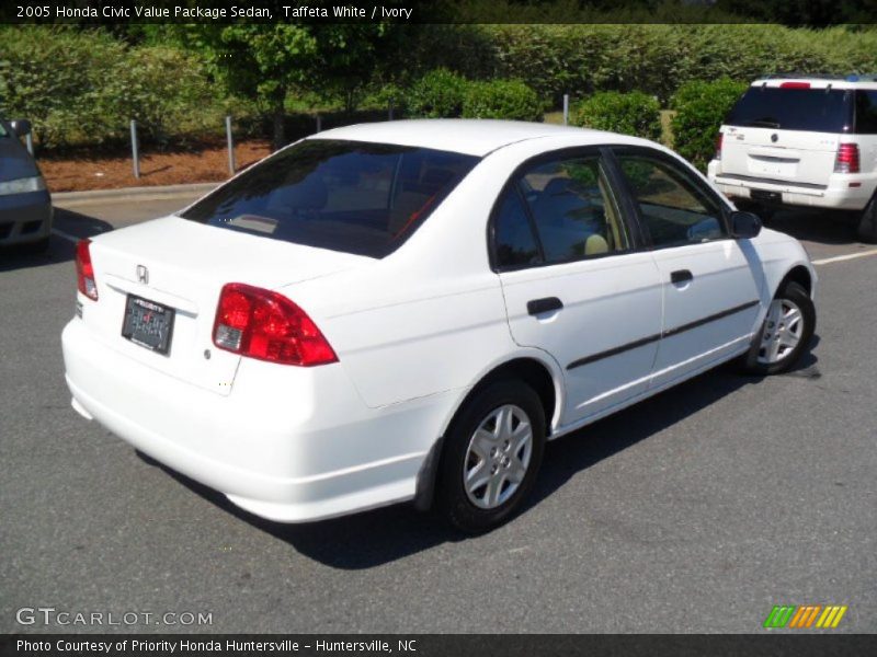 Taffeta White / Ivory 2005 Honda Civic Value Package Sedan