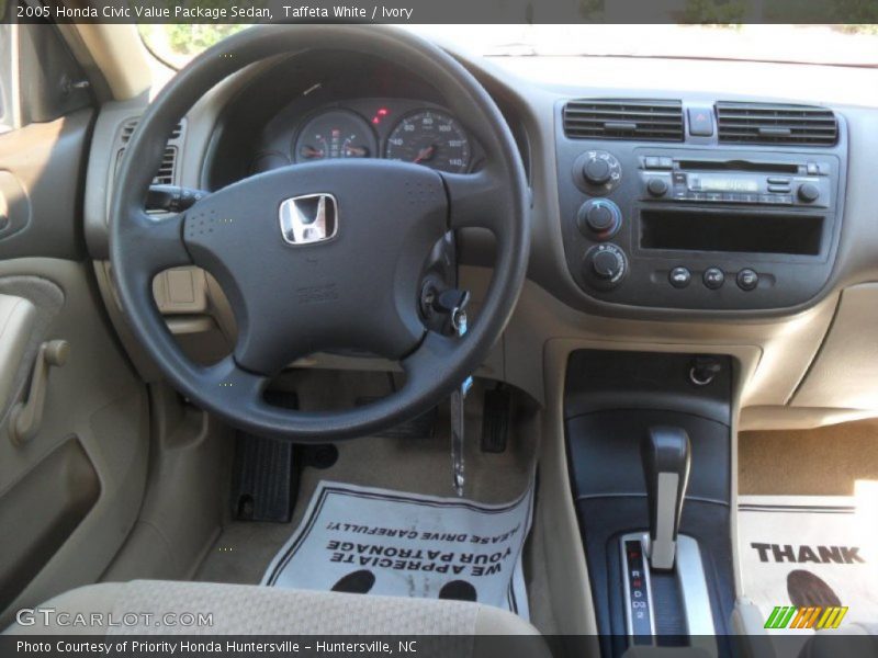 Taffeta White / Ivory 2005 Honda Civic Value Package Sedan