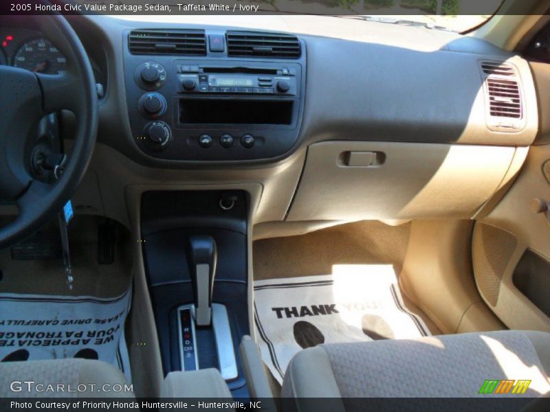 Taffeta White / Ivory 2005 Honda Civic Value Package Sedan