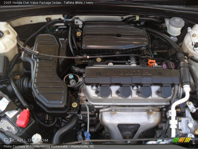  2005 Civic Value Package Sedan Engine - 1.7L SOHC 16V VTEC 4 Cylinder