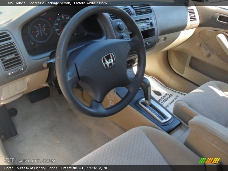  2005 Civic Value Package Sedan Ivory Interior