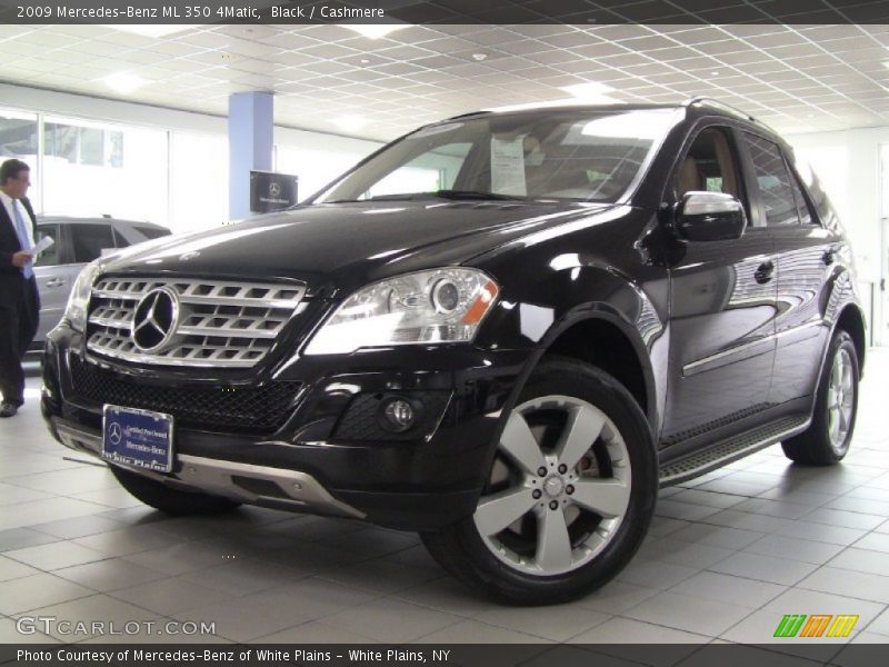 Black / Cashmere 2009 Mercedes-Benz ML 350 4Matic