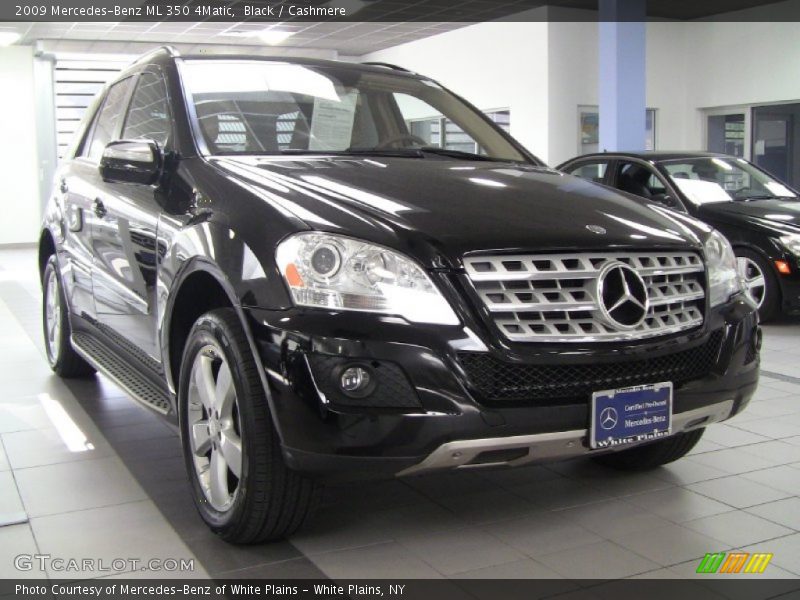 Black / Cashmere 2009 Mercedes-Benz ML 350 4Matic