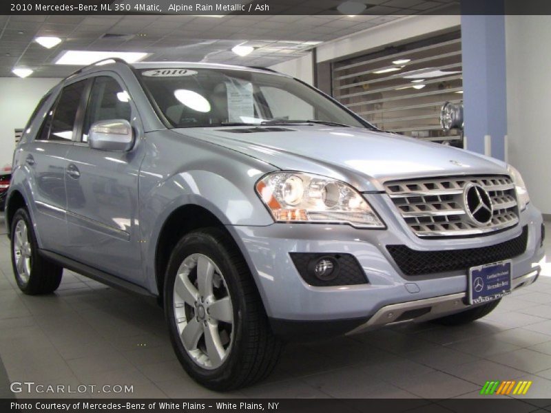Alpine Rain Metallic / Ash 2010 Mercedes-Benz ML 350 4Matic