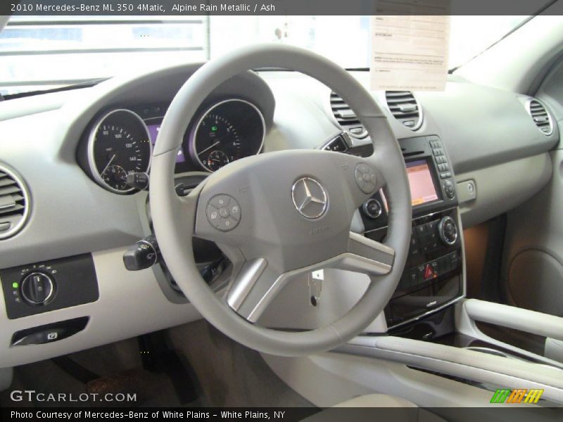 Alpine Rain Metallic / Ash 2010 Mercedes-Benz ML 350 4Matic