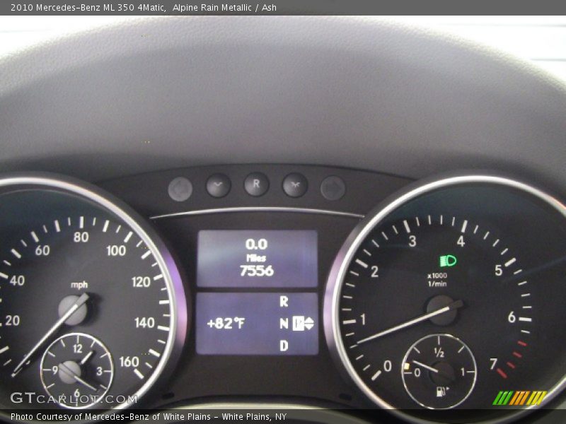 Alpine Rain Metallic / Ash 2010 Mercedes-Benz ML 350 4Matic