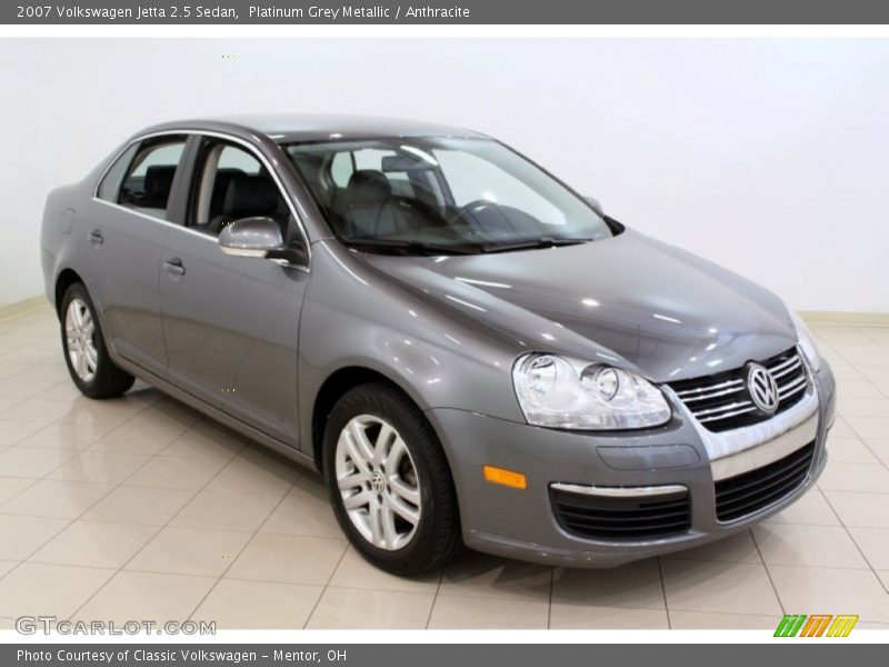 Platinum Grey Metallic / Anthracite 2007 Volkswagen Jetta 2.5 Sedan