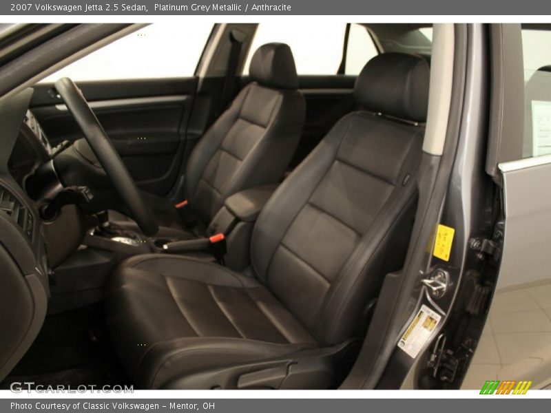 Platinum Grey Metallic / Anthracite 2007 Volkswagen Jetta 2.5 Sedan