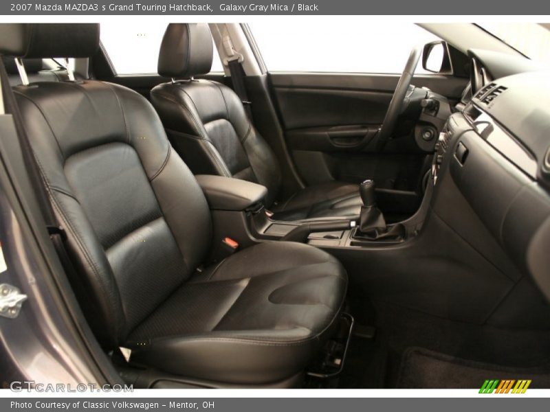  2007 MAZDA3 s Grand Touring Hatchback Black Interior