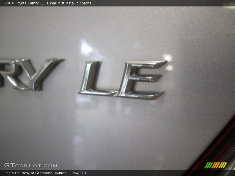 Lunar Mist Metallic / Stone 2004 Toyota Camry LE