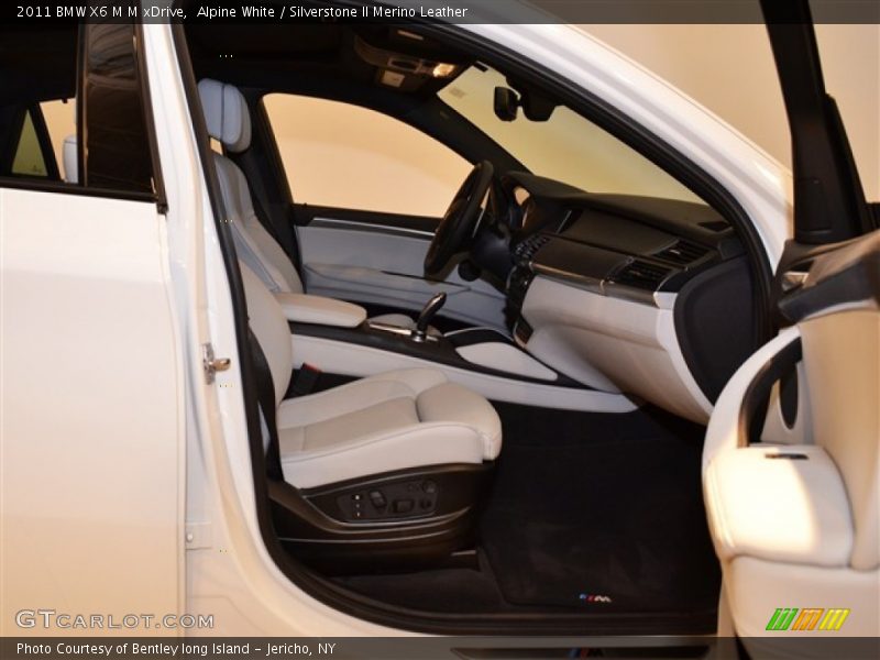 Alpine White / Silverstone II Merino Leather 2011 BMW X6 M M xDrive