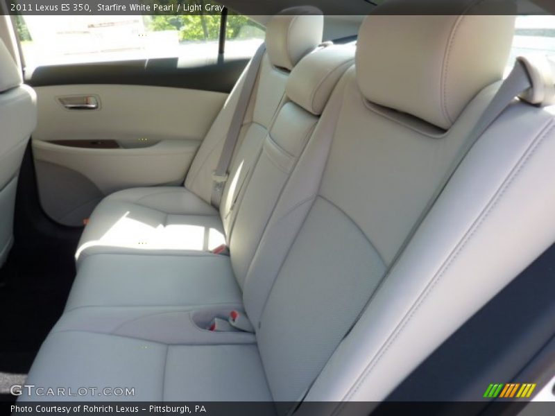 Starfire White Pearl / Light Gray 2011 Lexus ES 350