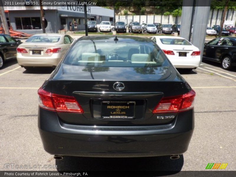 Smoky Granite Mica / Light Gray 2011 Lexus ES 350