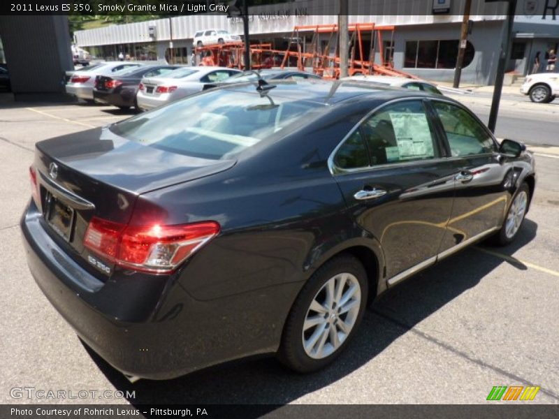 Smoky Granite Mica / Light Gray 2011 Lexus ES 350