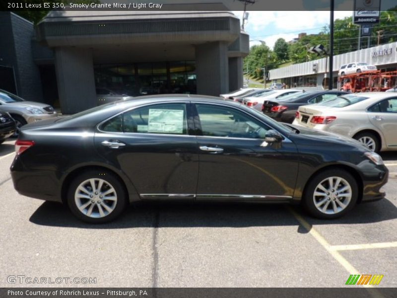 Smoky Granite Mica / Light Gray 2011 Lexus ES 350