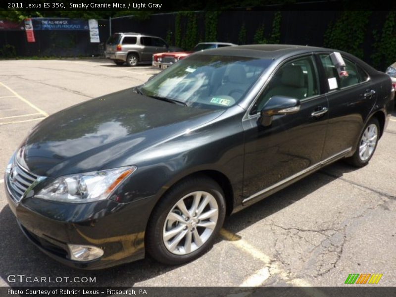 Smoky Granite Mica / Light Gray 2011 Lexus ES 350