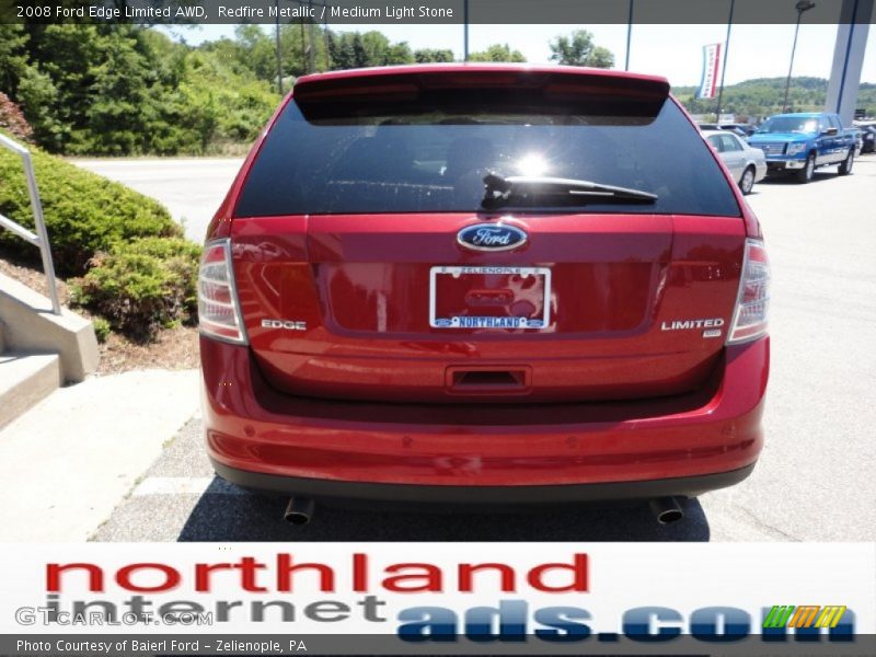 Redfire Metallic / Medium Light Stone 2008 Ford Edge Limited AWD