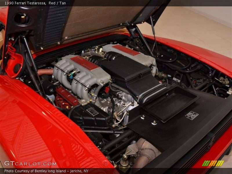  1990 Testarossa  Engine - 4.9 Liter DOHC 48-Valve Flat 12 Cylinder