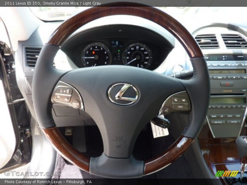 Smoky Granite Mica / Light Gray 2011 Lexus ES 350