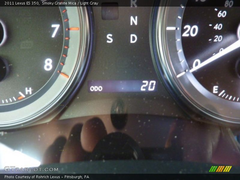 Smoky Granite Mica / Light Gray 2011 Lexus ES 350